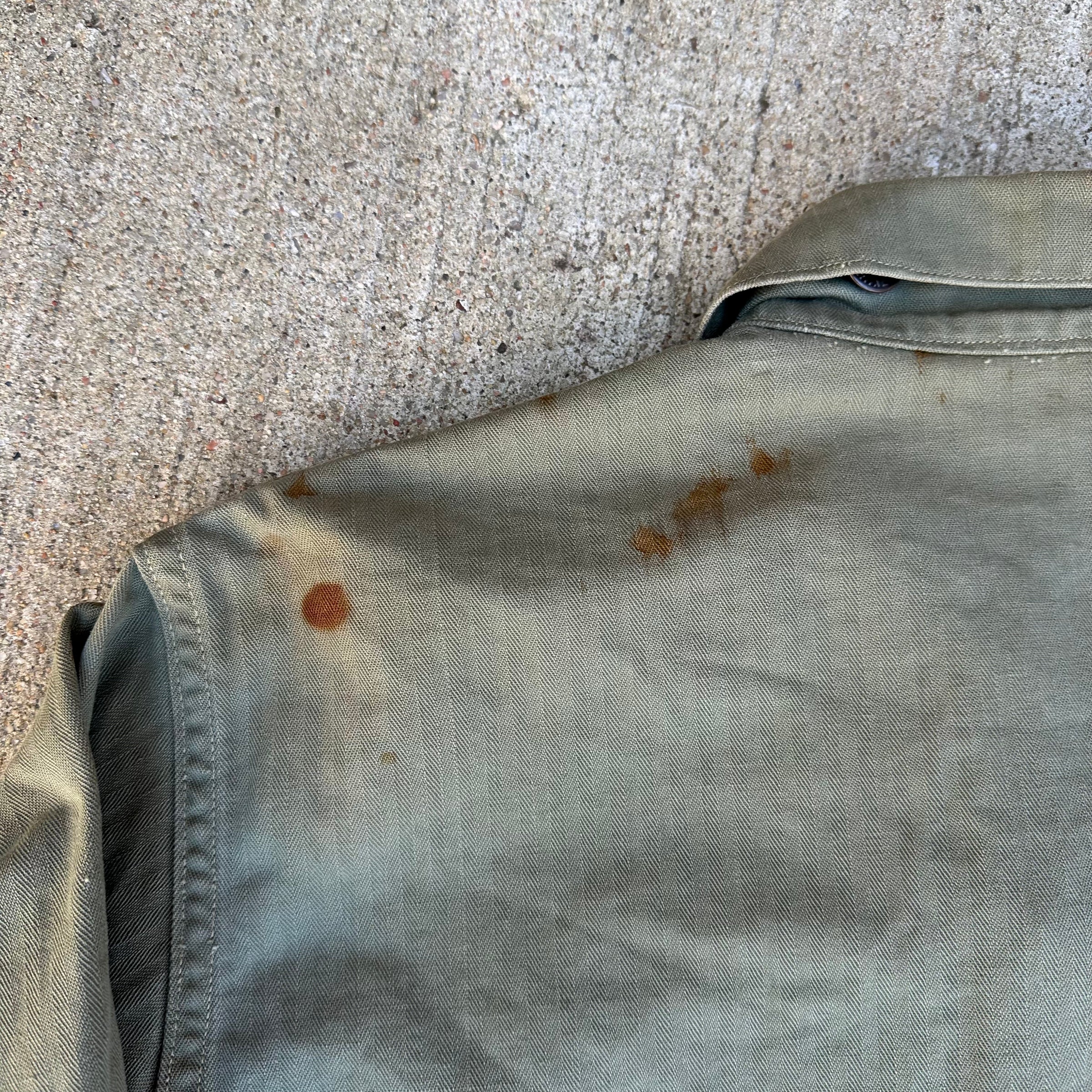 1940’s WWII USMC P-44 HBT Jacket Size 38