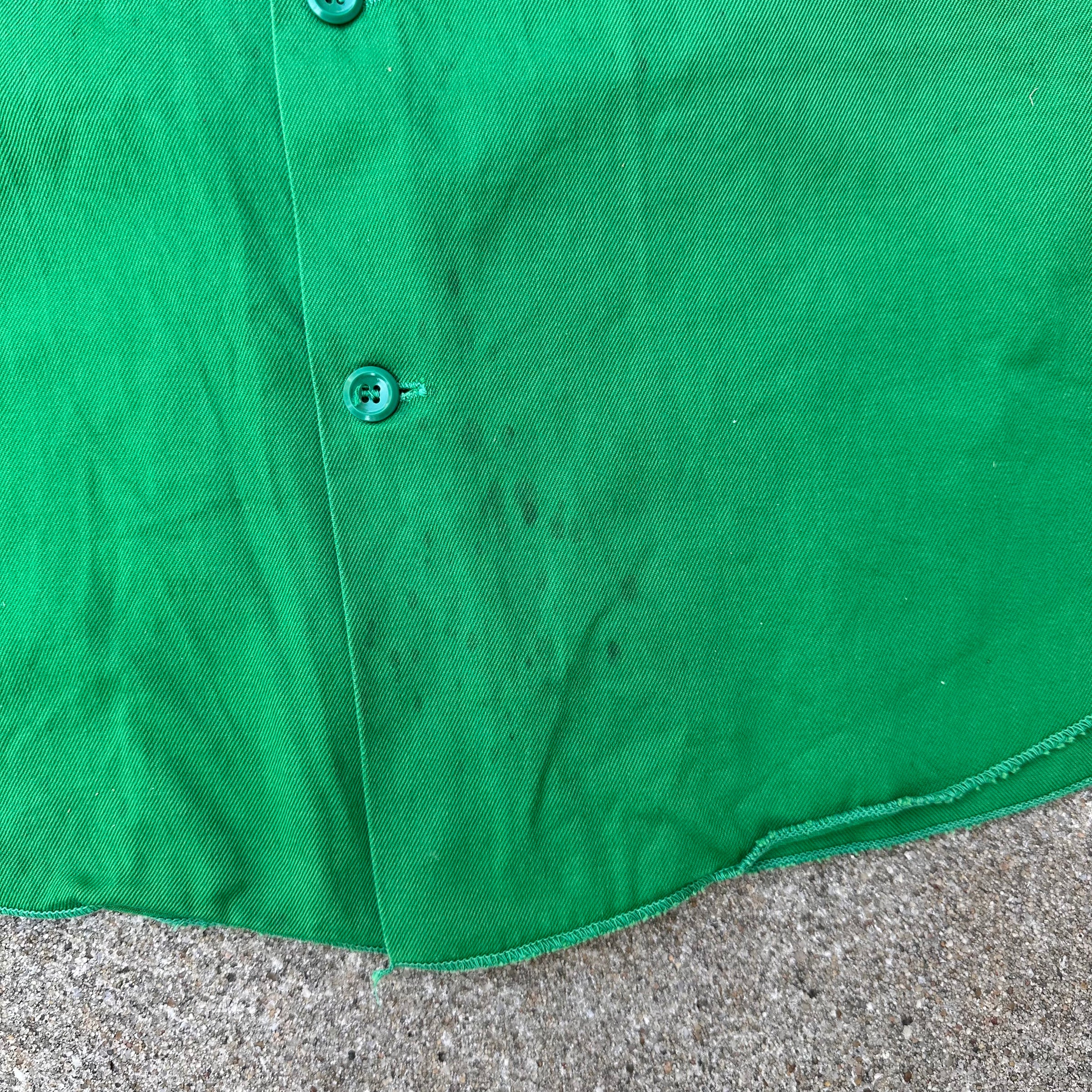 1950’s Shamrock Gas Station Embroidered Work Shirt Medium