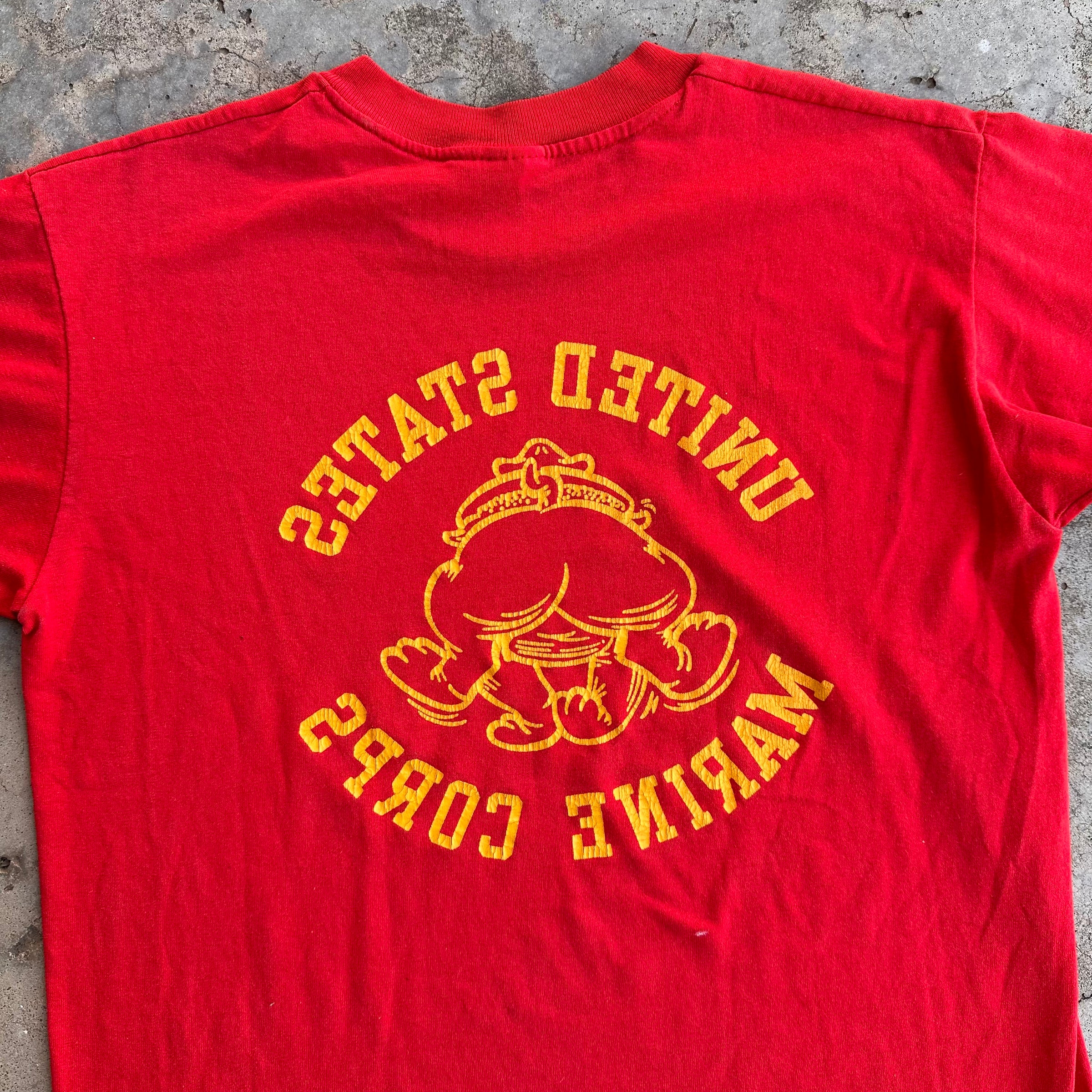 1970’s/80’s USMC Bulldog T-Shirt Medium
