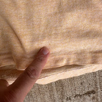 1960’s Da-Mil Varsity Heather Yellow Ringer T-Shirt Medium