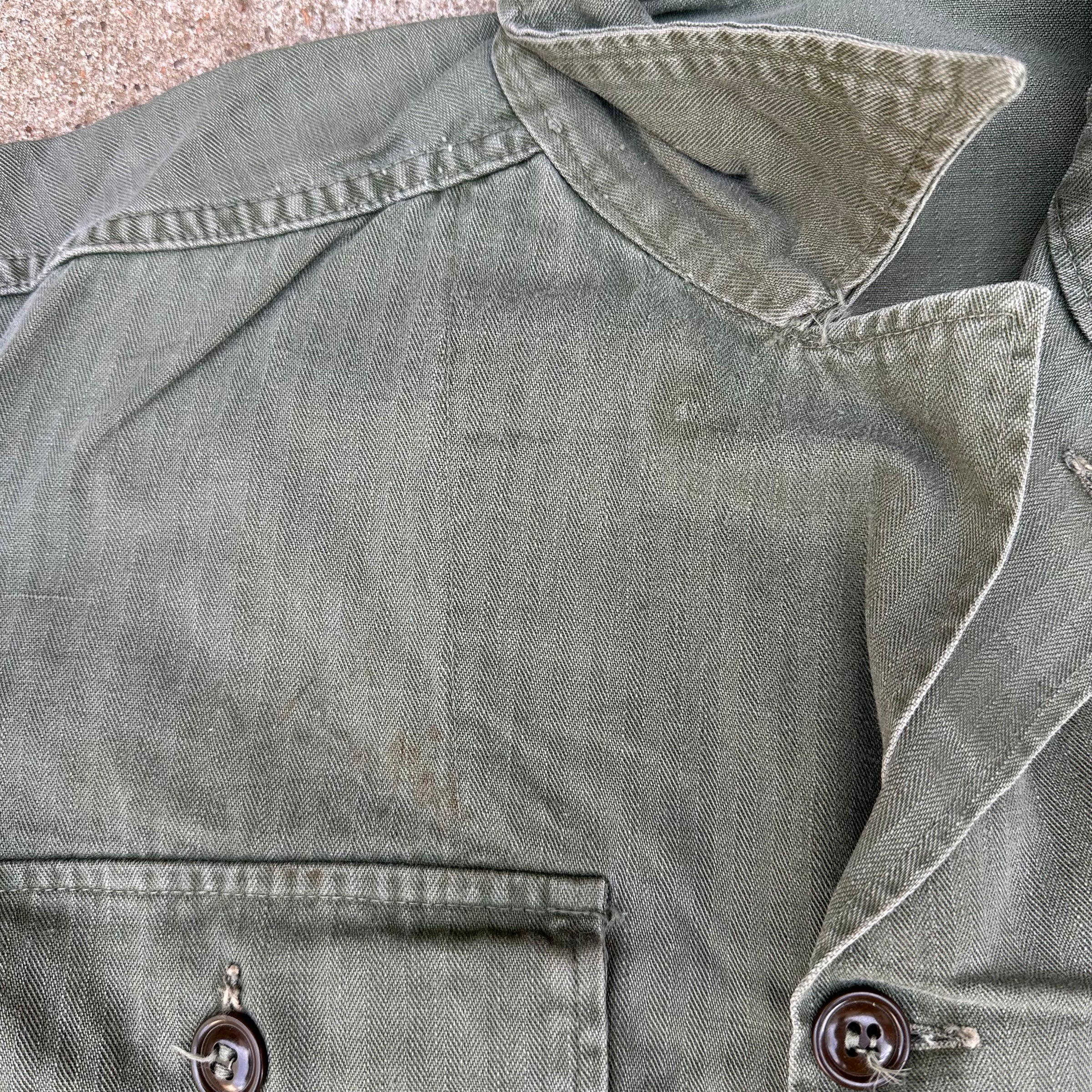 1950’s US Army M47 HBT Shirt Small