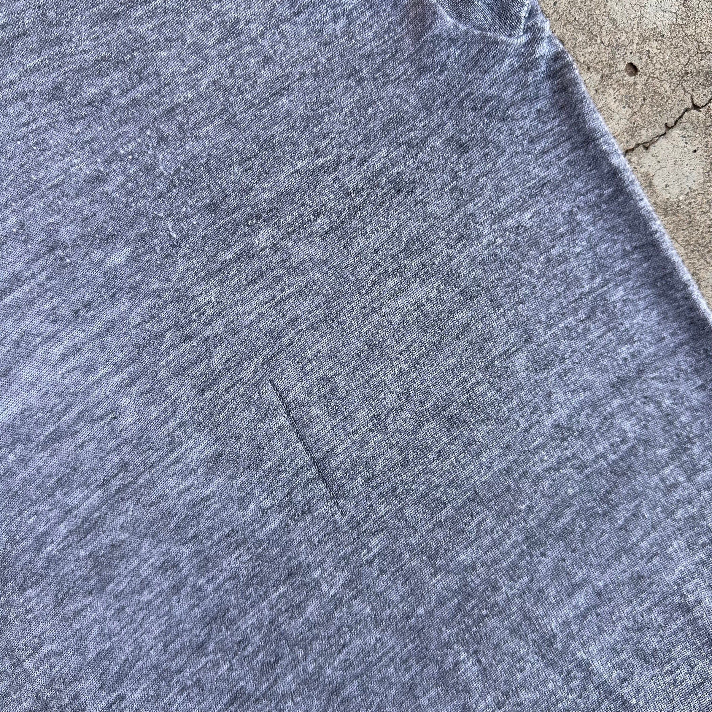 1970’s Paper Thin Russell Gold Tag Grey T-Shirt Large