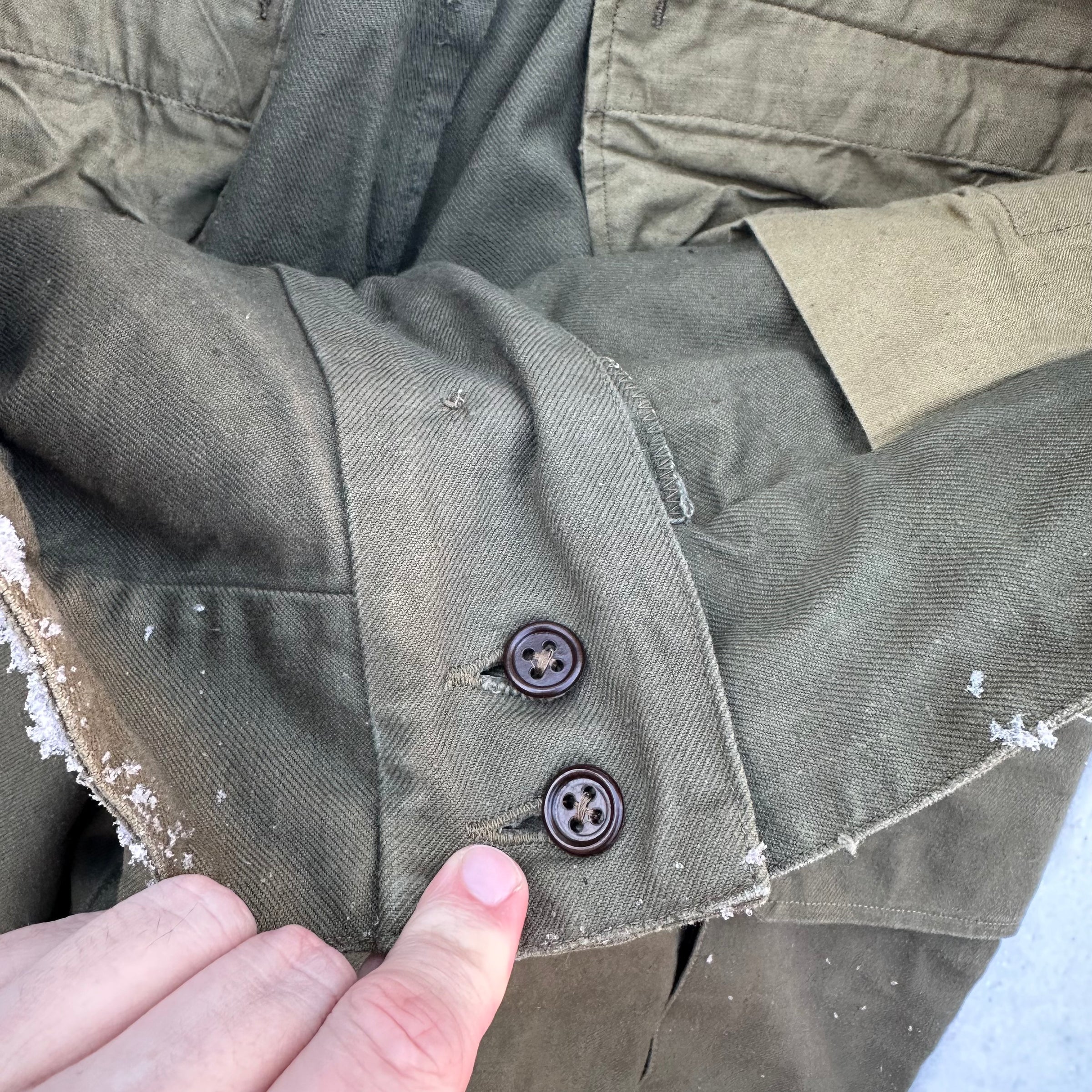 1940’s/50’s French Army M47 Pants 37” x 32”