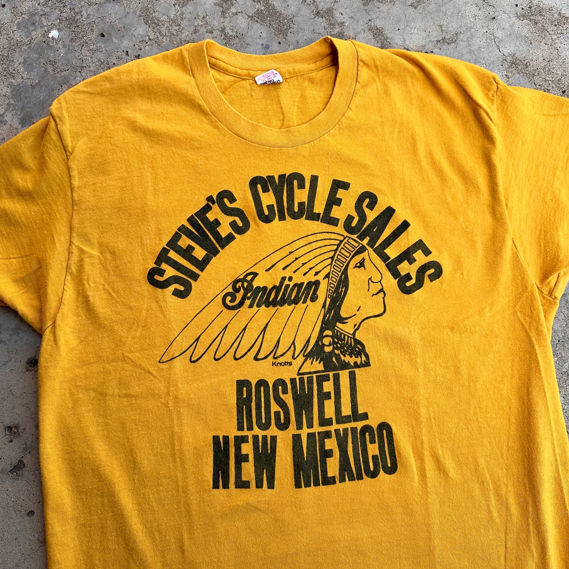 1970’s Indian Motorcycle Dealership T-Shirt Large