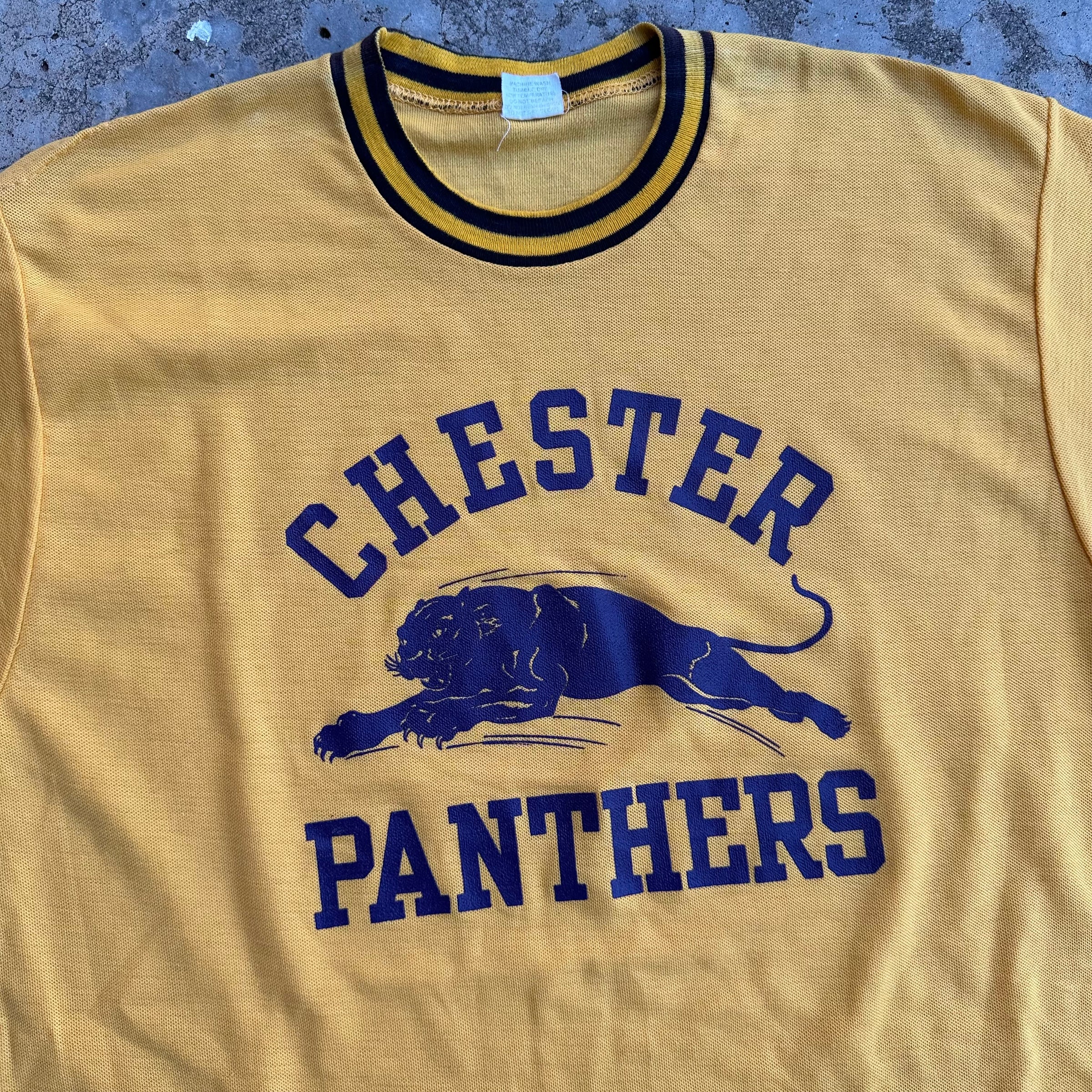 1970’s/80’s Chester Panthers Ringer T-Shirt Medium