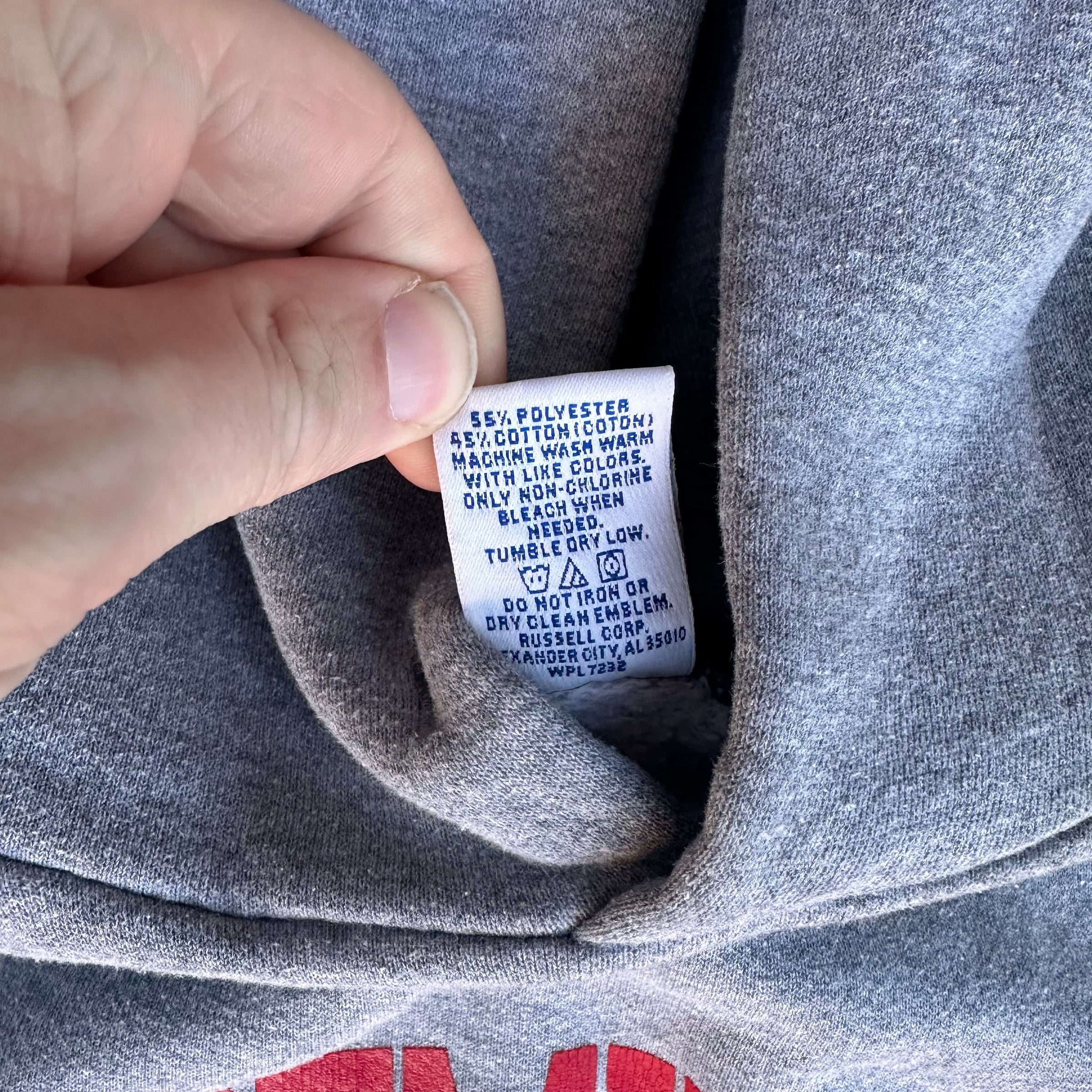 1990’s Westminster Baseball Russell Athletic Hooded Sweatshirt Large