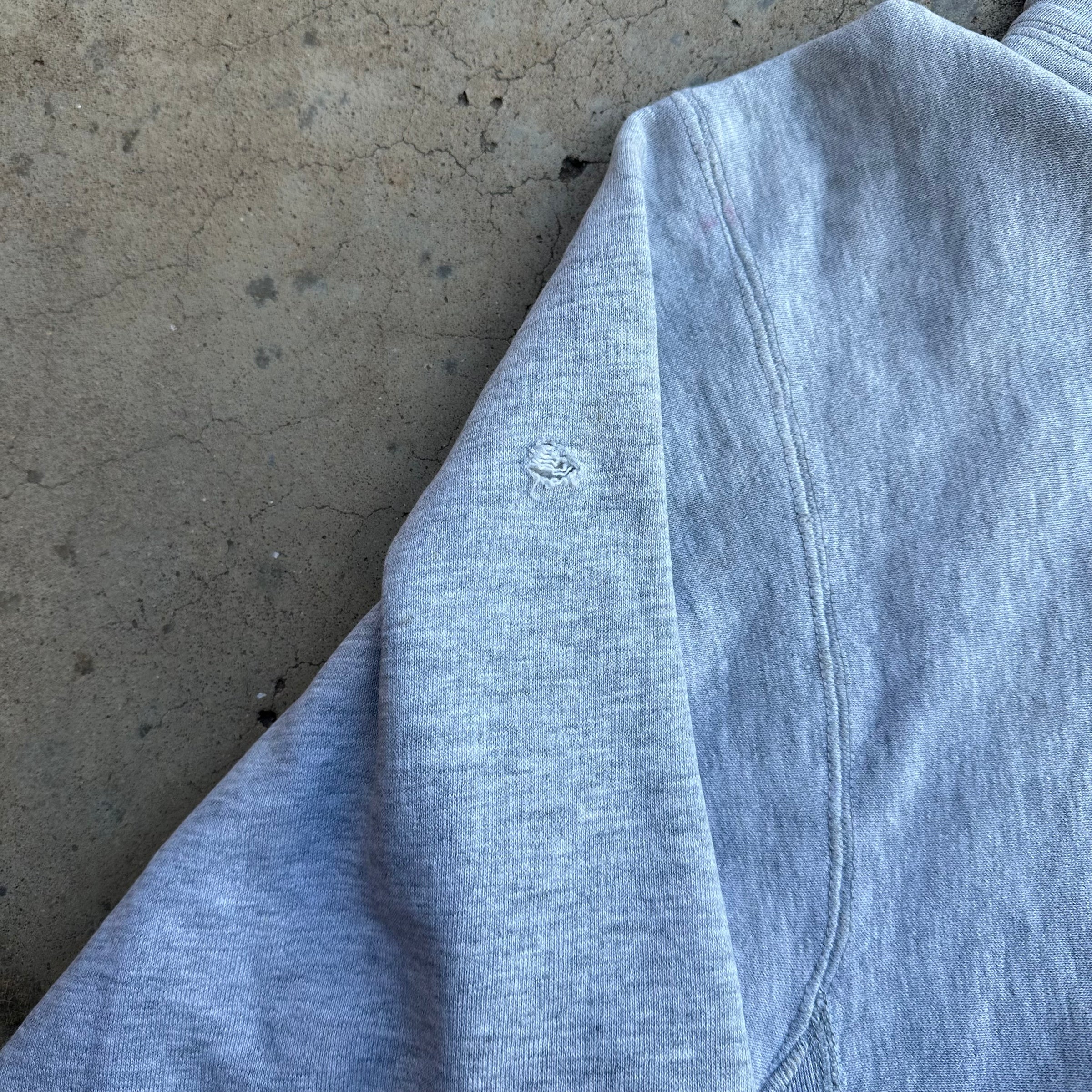 1980’s Champion Reverse Weave Winged Foot Hooded Sweatshirt Large