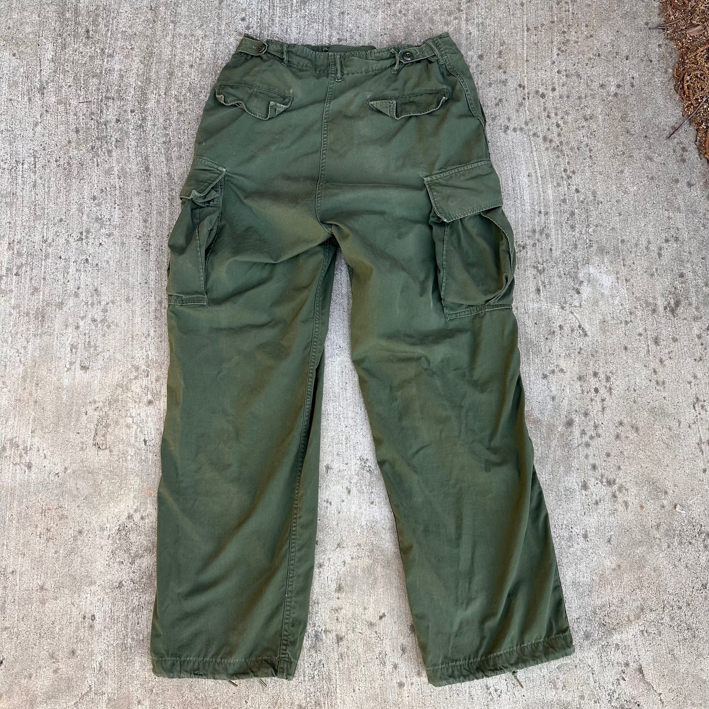 1960’s US Military 2nd Pattern Jungle Fatigue Pants Medium Regular