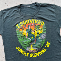 1980’s Jungle Environment Survival Training Camp T-Shirt Medium