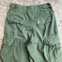 1960’s Vietnam War Second Pattern Poplin Jungle Pants Small Long