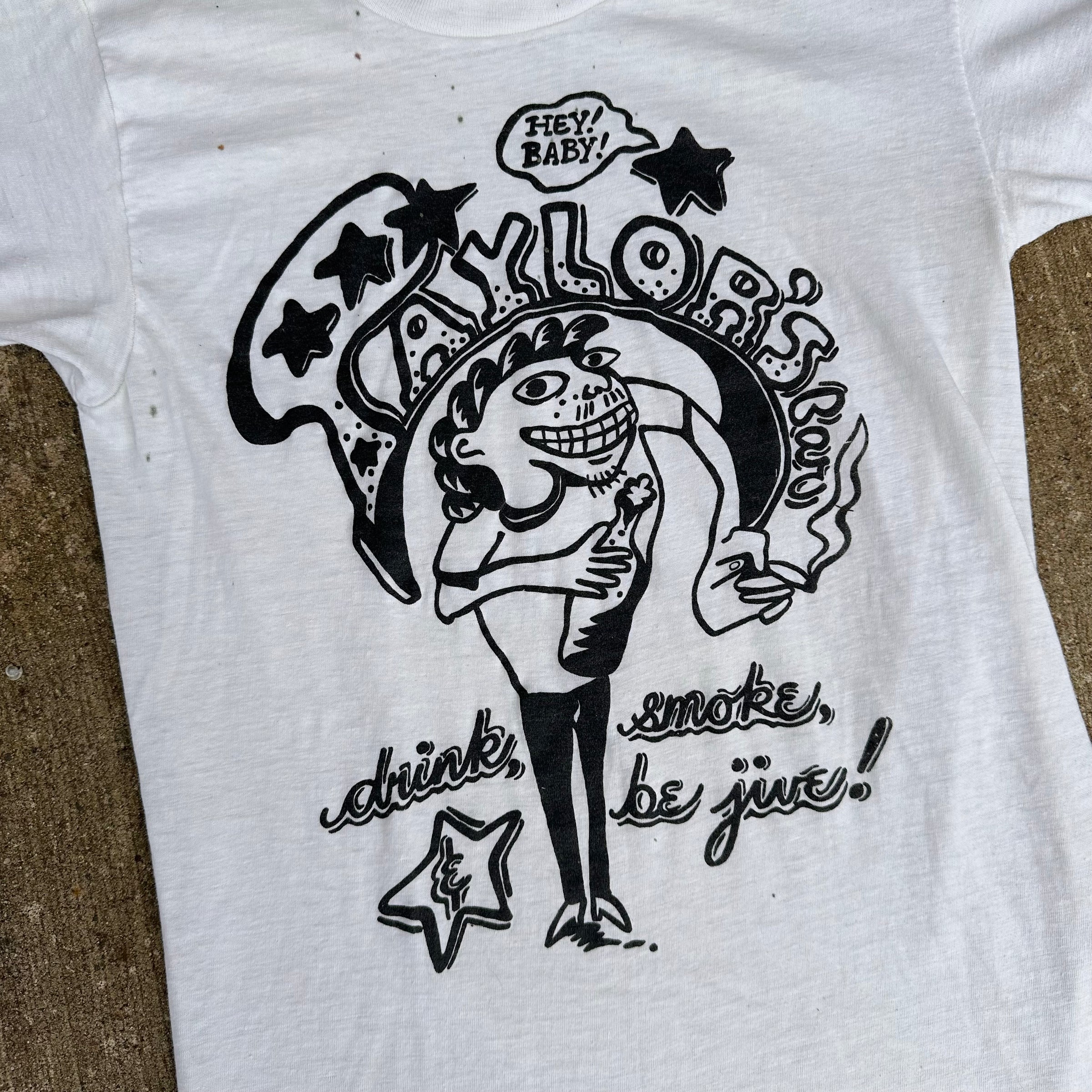 1960’s Taylor’s Bar “Drink, Smoke, Be Jive!” T-Shirt XS