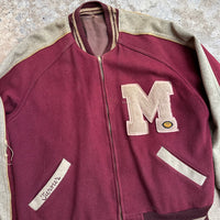 1950’s Painted Reversible Varsity Jacket XL
