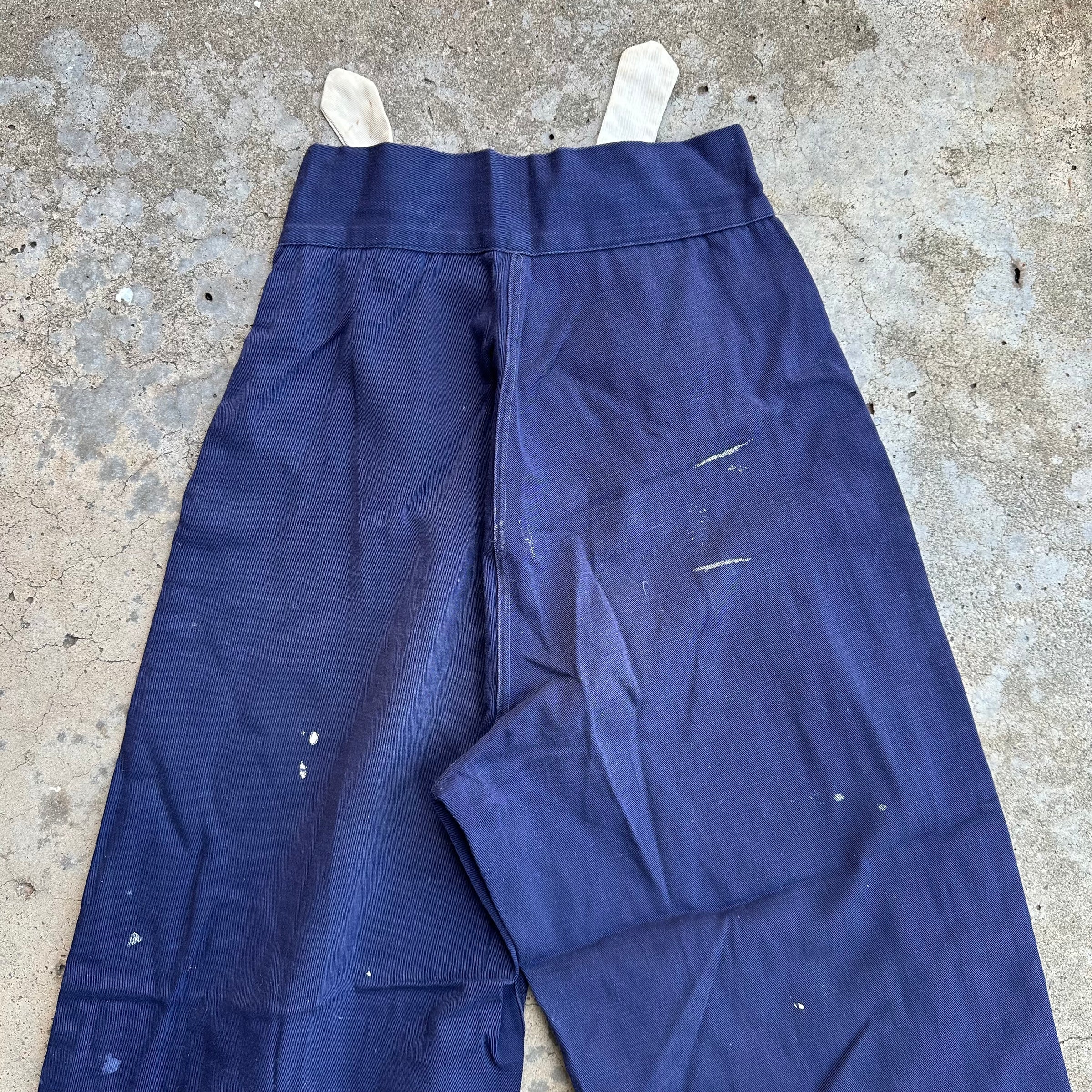 1930’s Anteme French Side Button Pants 23” Waist
