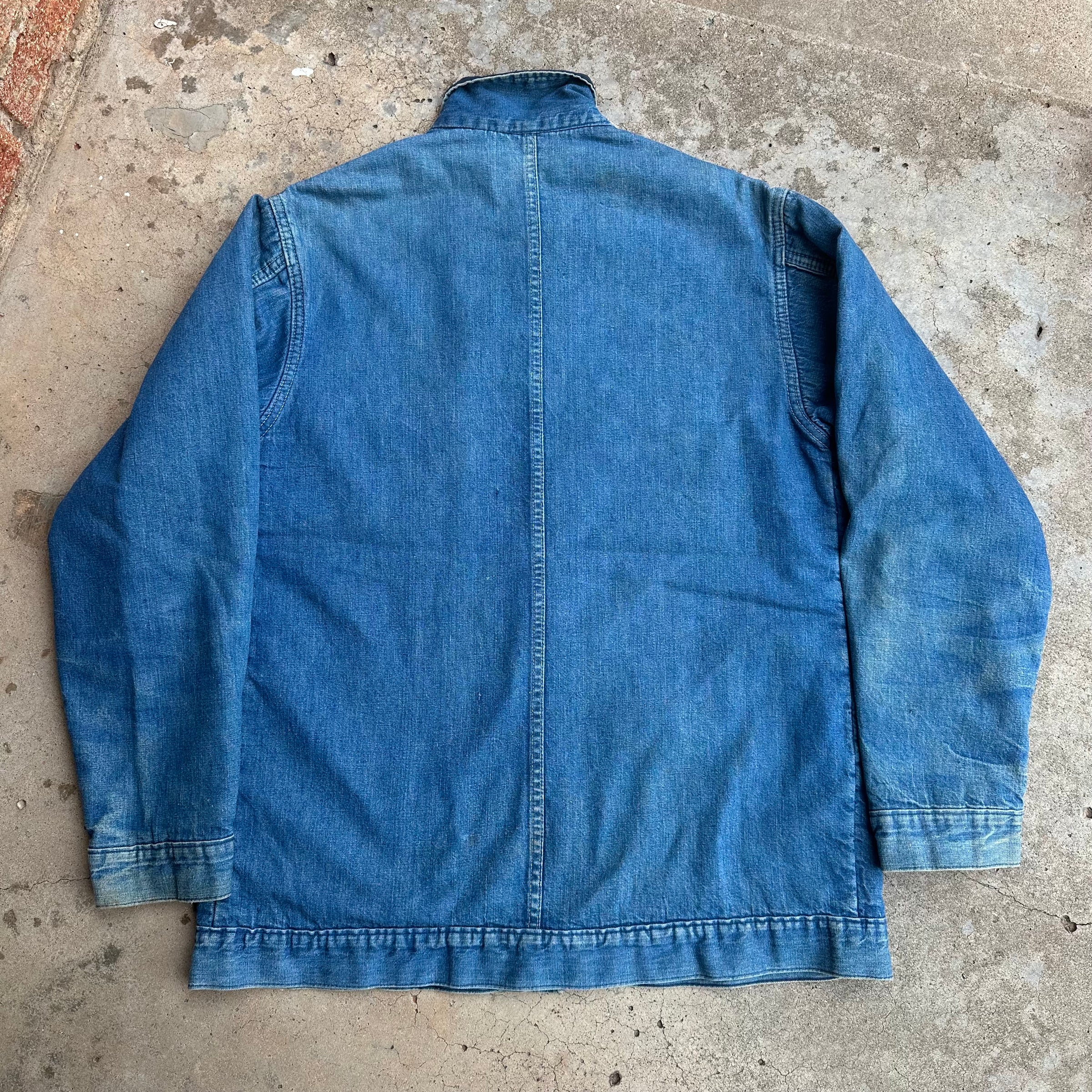 1970’s Blue Bell Blanket Lined Denim Chore Coat Large