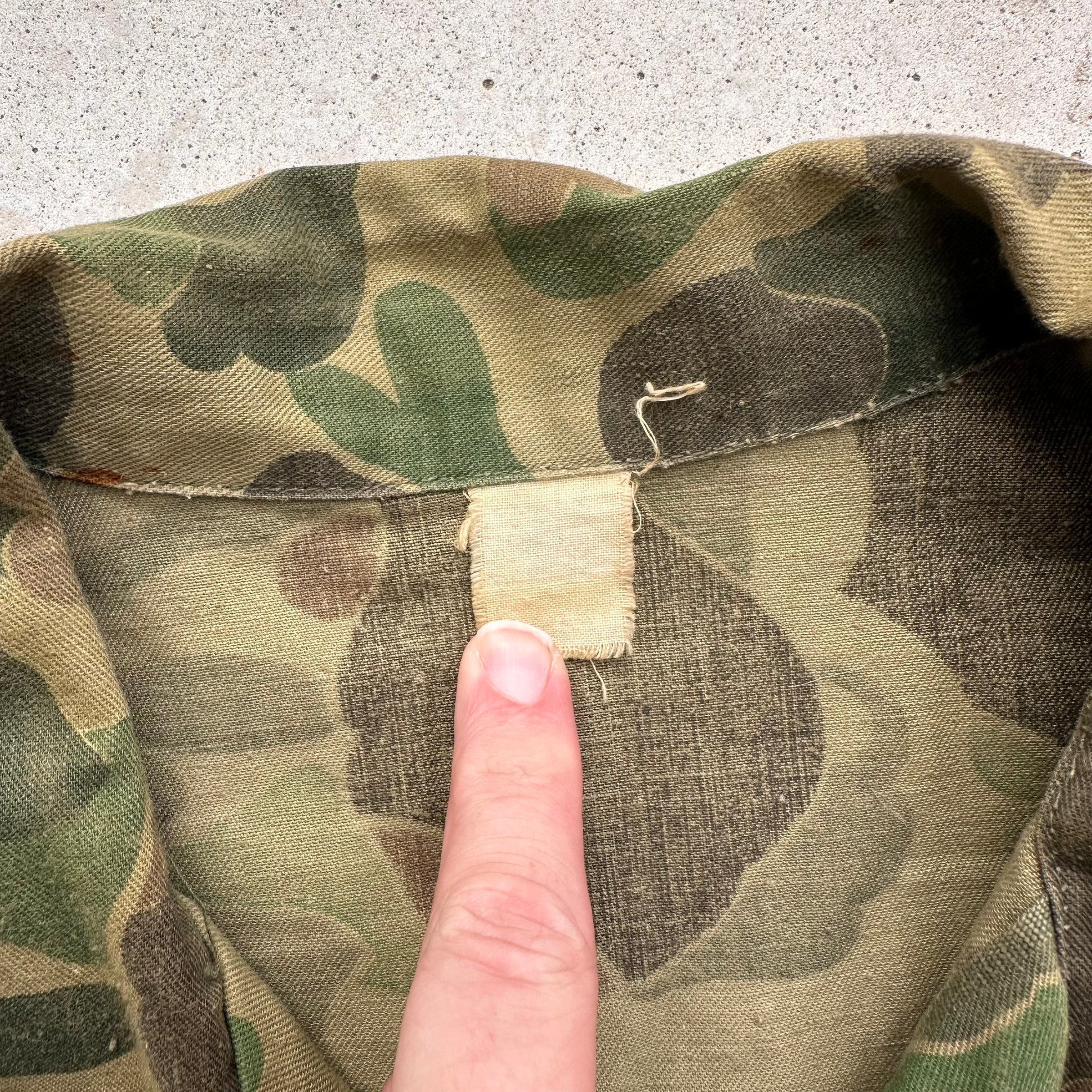 1950’s/60’s 13 Star Button Hunting Camo Jacket 24” Chest