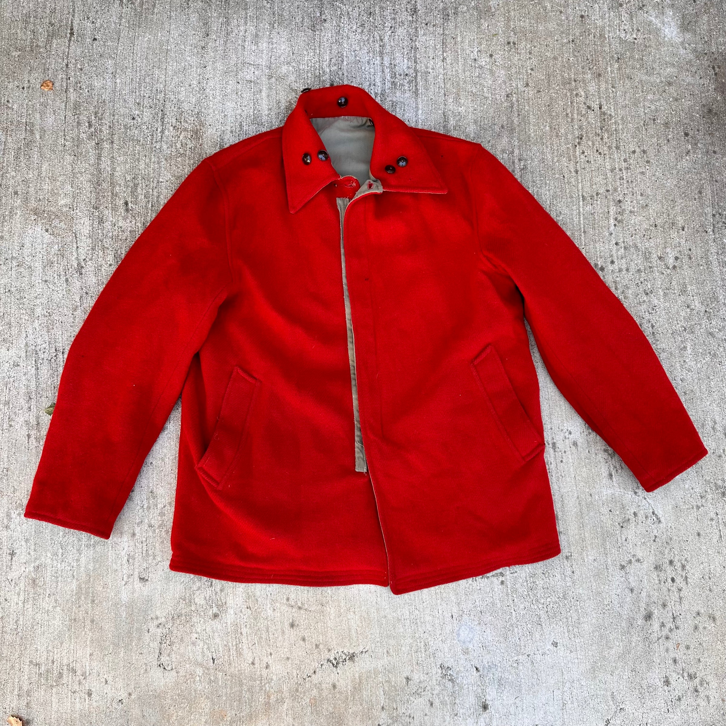 1940’s/50’s Dewey’s Sport Shop Reversible Wool Lined Cotton Jacket Large