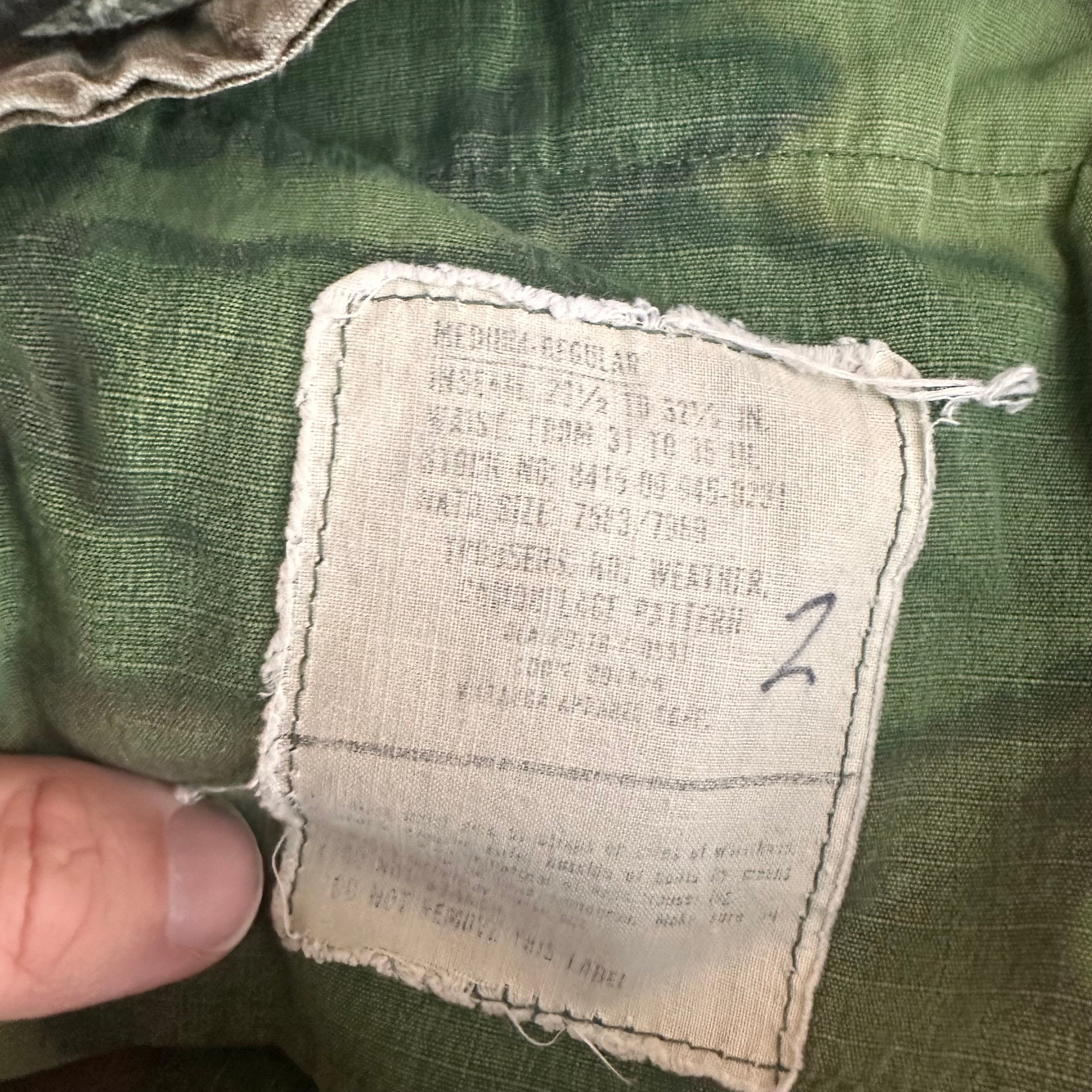 1970’s Multi-Tone “Clown” Camo ERDL/Woodland RDF Jungle Pants Medium Regular