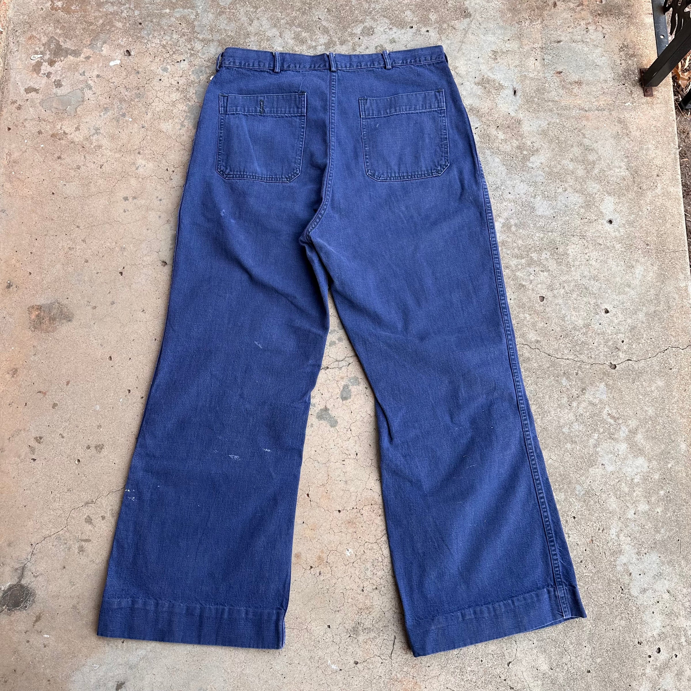 1950’s/60’s US Navy Denim Trousers 34” x 29”