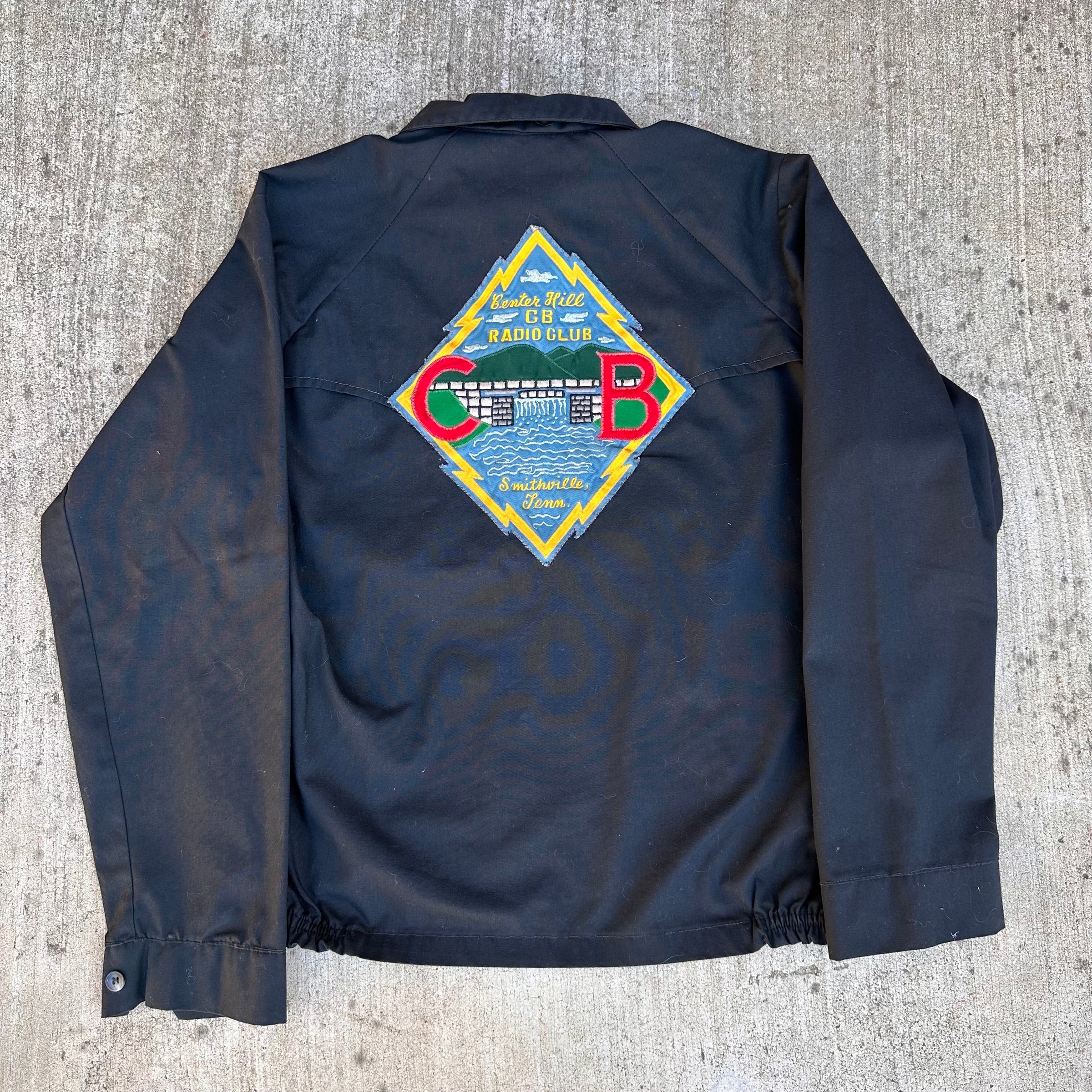 1960’s Center Hill CB Radio Club Patched Jacket Size 40