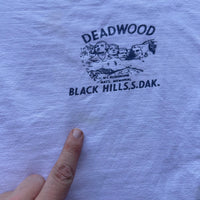 1960’s Deadwood Mt Rushmore Souvenir Ringer T-Shirt Medium