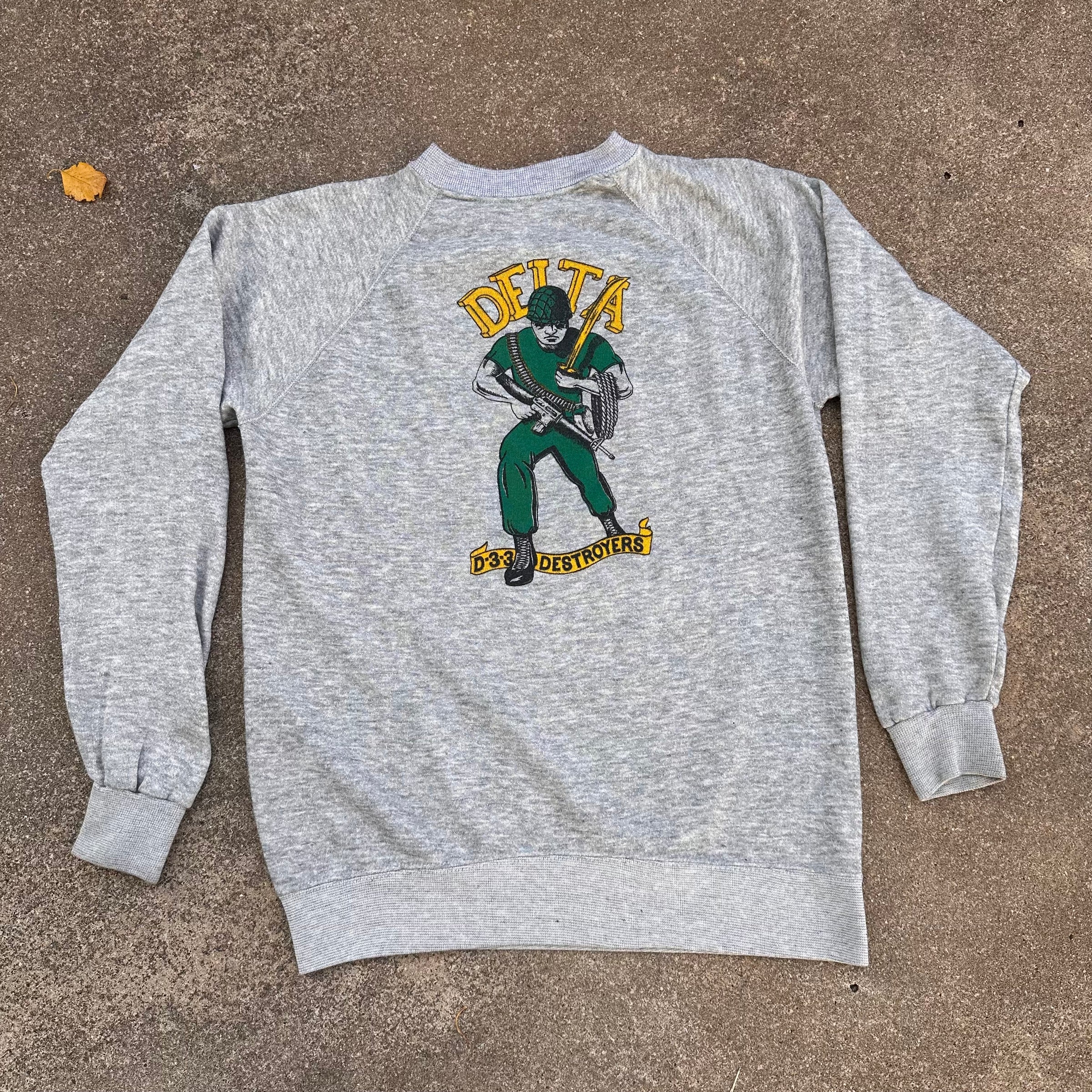1970’s Vietnam War US Army Delta D-3-3 Destroyers Sweatshirt
