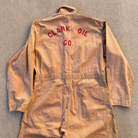 1940’s/50’s Tate MFG Embroidered HBT Gas Station Coveralls