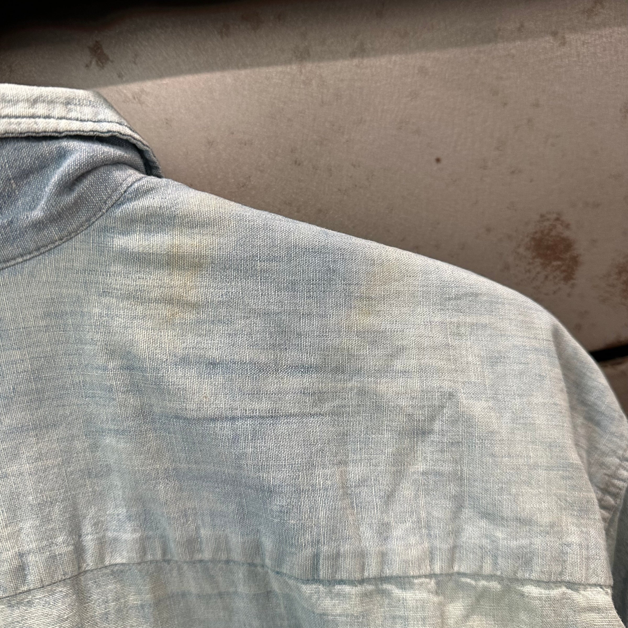 1950’s King Kole Chambray Work Shirt XL