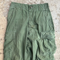 1960’s Vietnam War Second Pattern Poplin Jungle Pants Small Long
