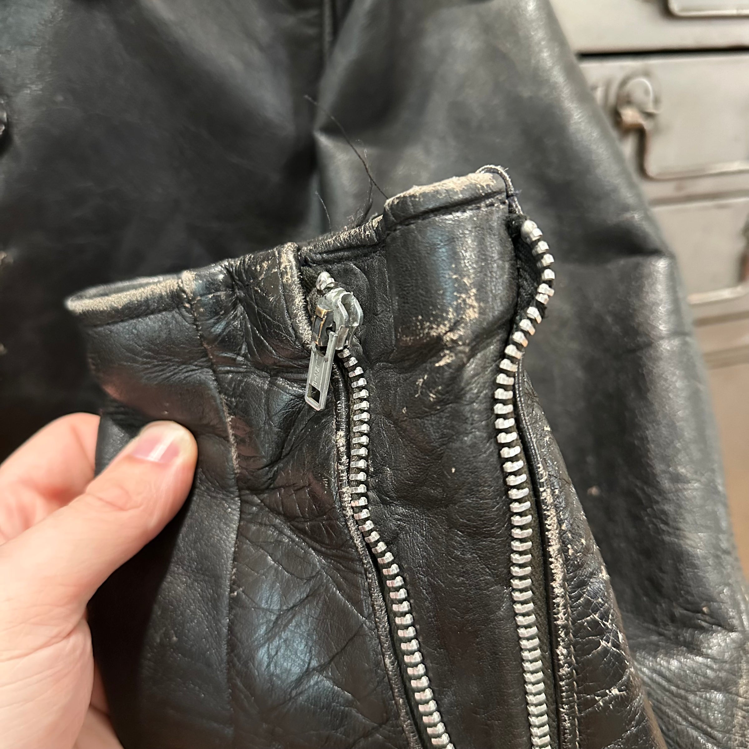 1960’s Harley Davidson Cycle Champ Leather Jacket Size 40