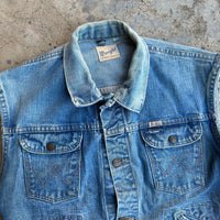 1960’s Wrangler 124MJ Denim Cutoff Vest Size 38