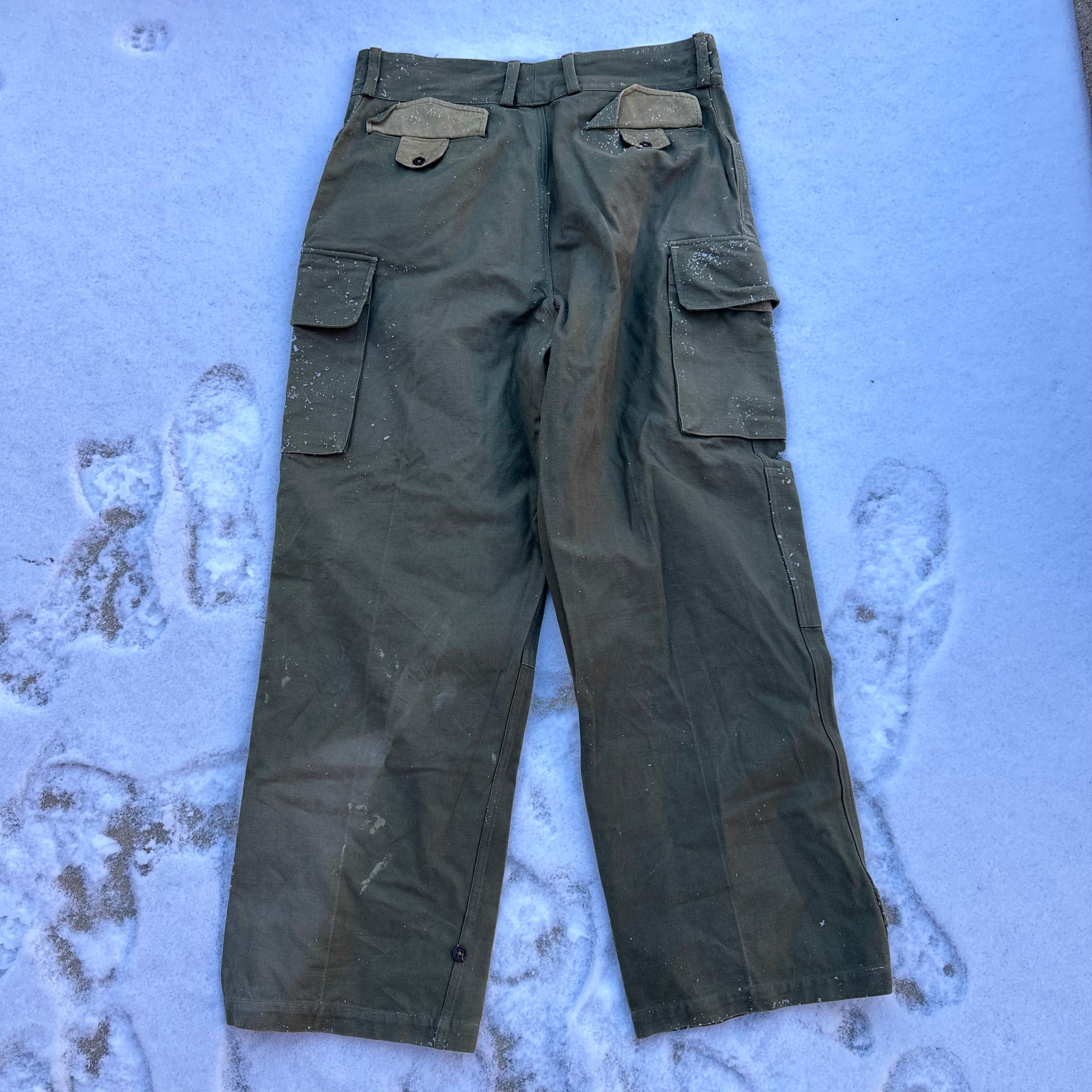 1940’s/50’s French Army M47 Pants 37” x 32”