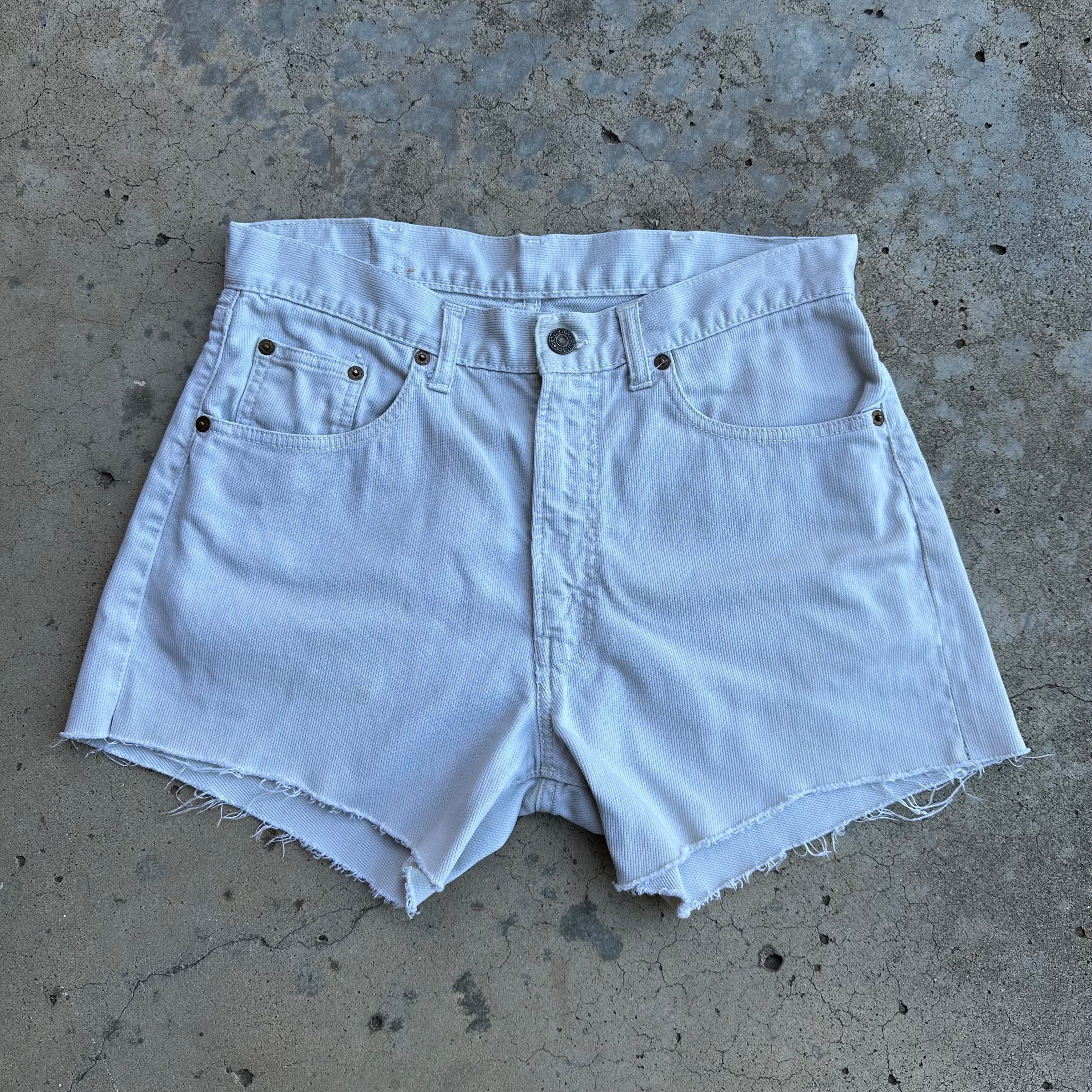 1960’s Levi’s Big E 911B Pique Cord Cut Off Shorts 30” Waist