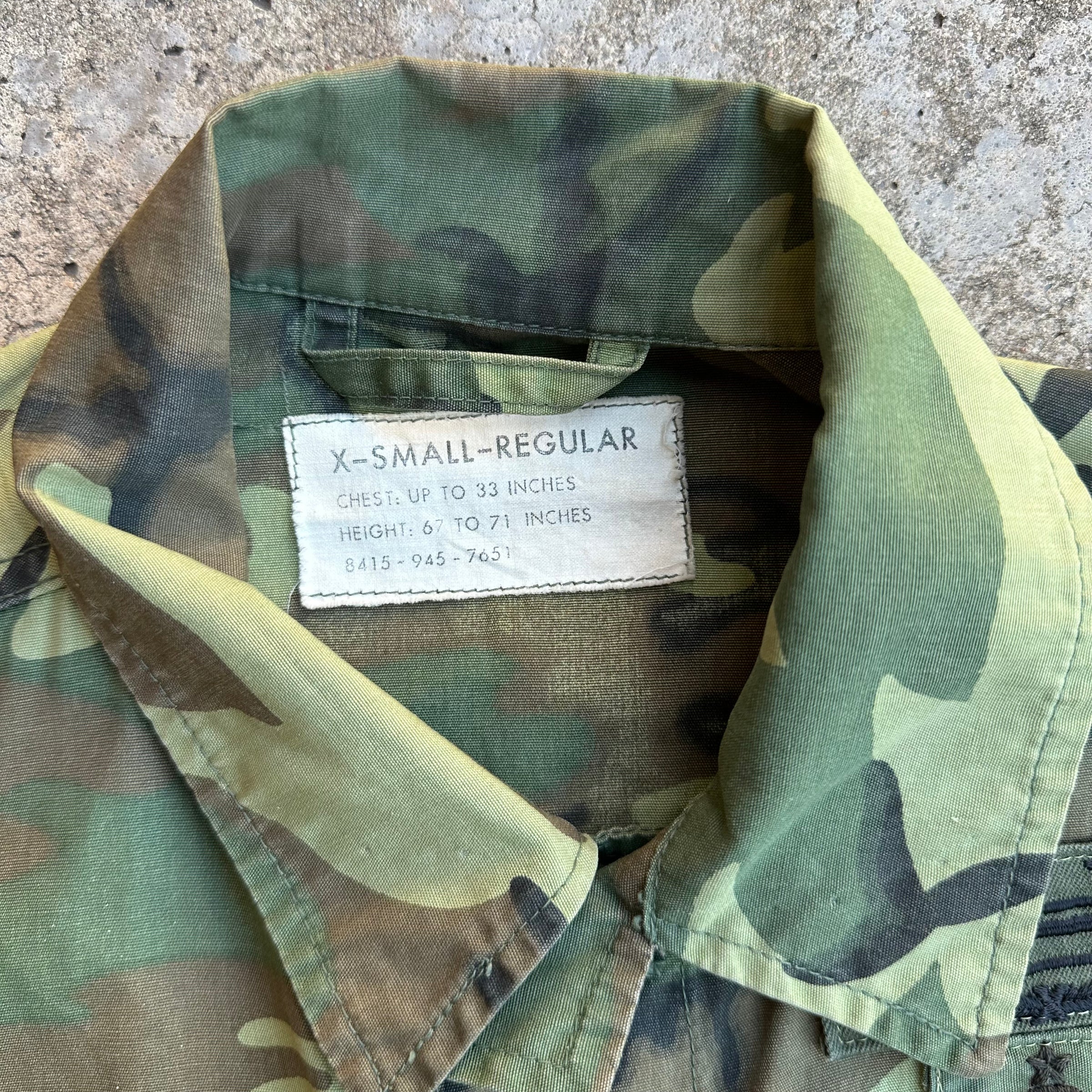 1960’s Patched 101st Airborne Poplin ERDL Jungle Set