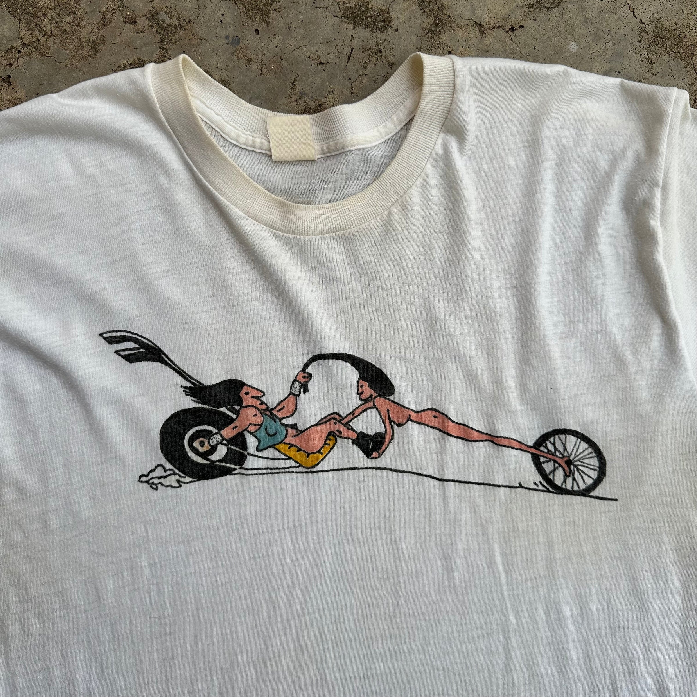 1970’s Couple Chopper T-Shirt Medium