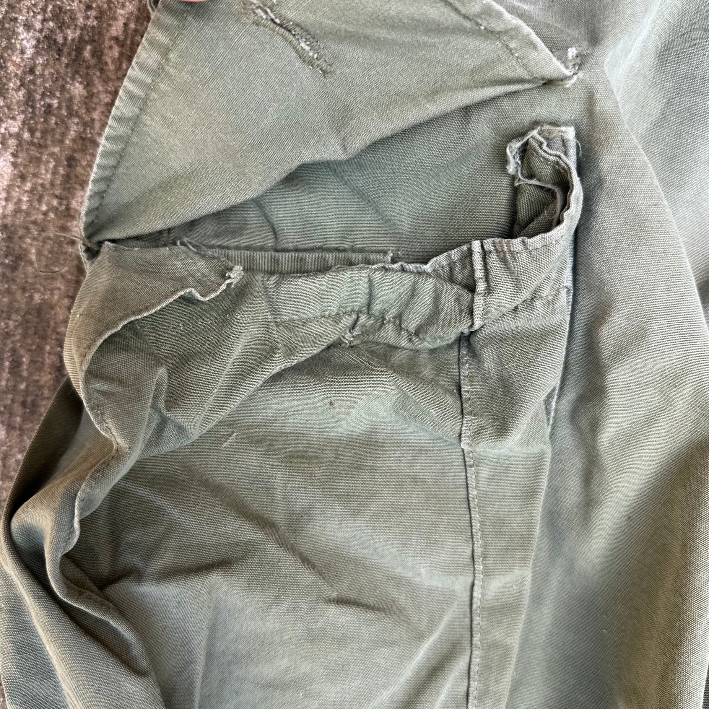 1960’s Vietnam War First Pattern Jungle Trousers Medium Long