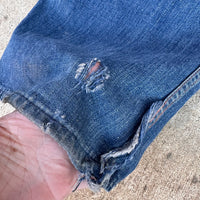 1940’s Sanforized Donut Button Denim Carpenter Jeans 31” x 30”