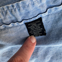 1990’s RRL Chambray Work Shirt Large