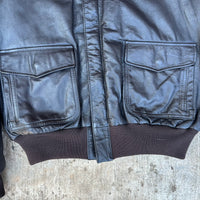 1980’s LL Bean A-2 Style Leather Jacket Size 42