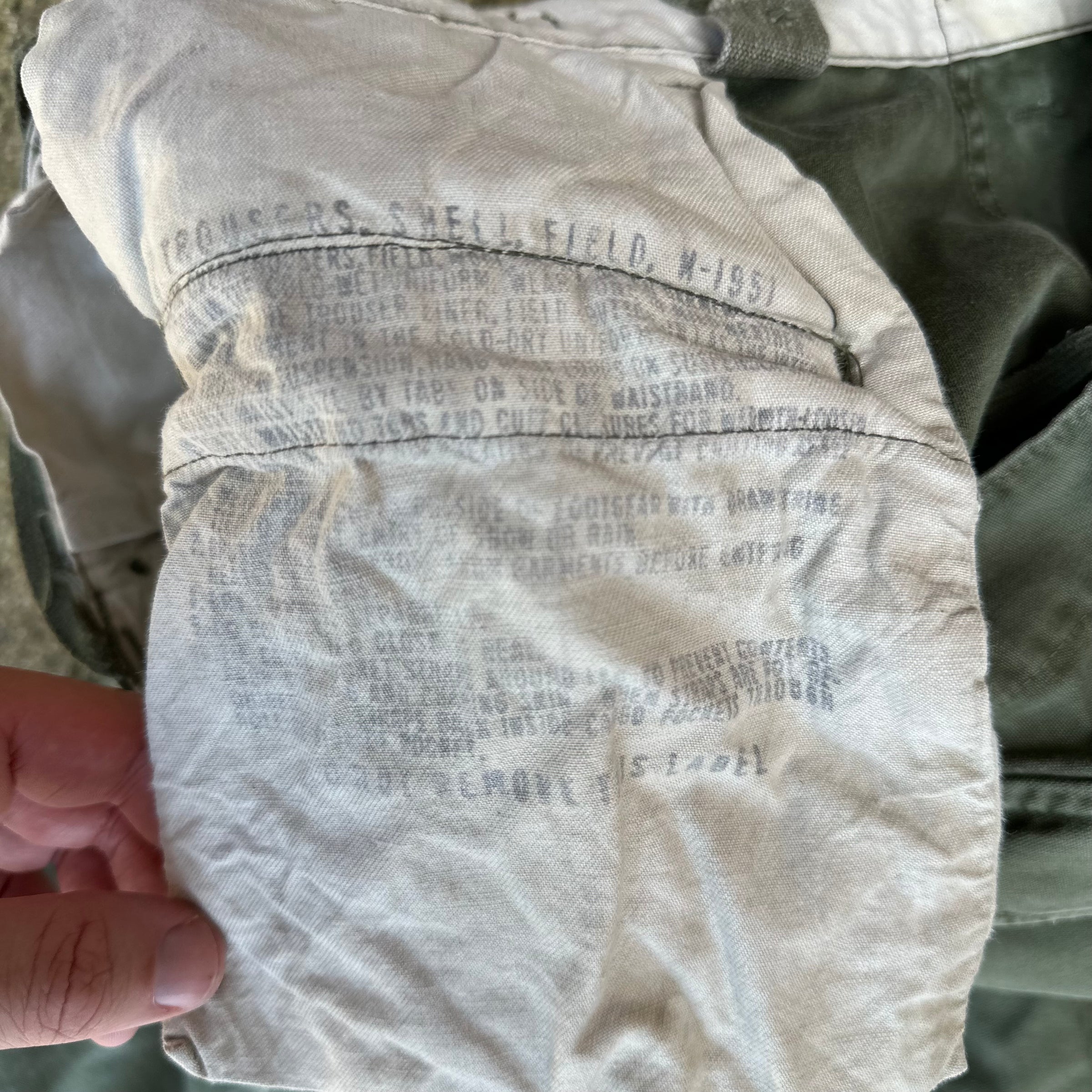 1950’s M-51 Field Trousers Medium Regular