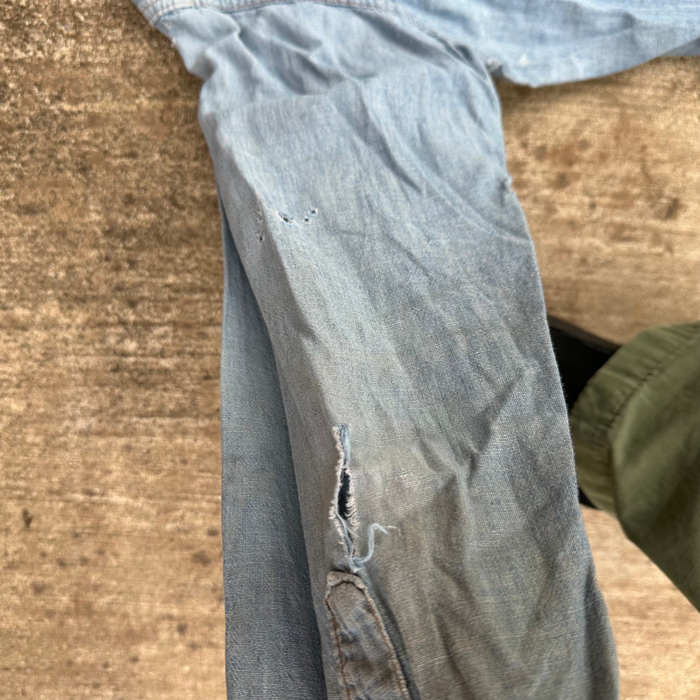 1970’s Maverick Chambray Western Shirt Large