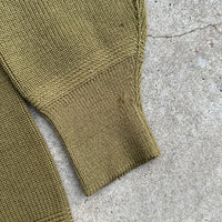 1940’s WWII Deadstock US Army V-Neck Sweater Size 42