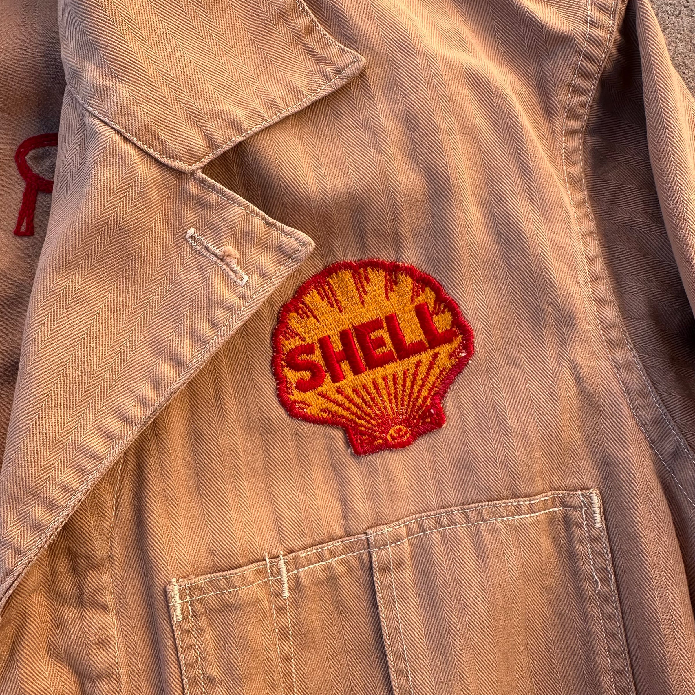 1940’s/50’s Tate MFG Embroidered HBT Gas Station Coveralls