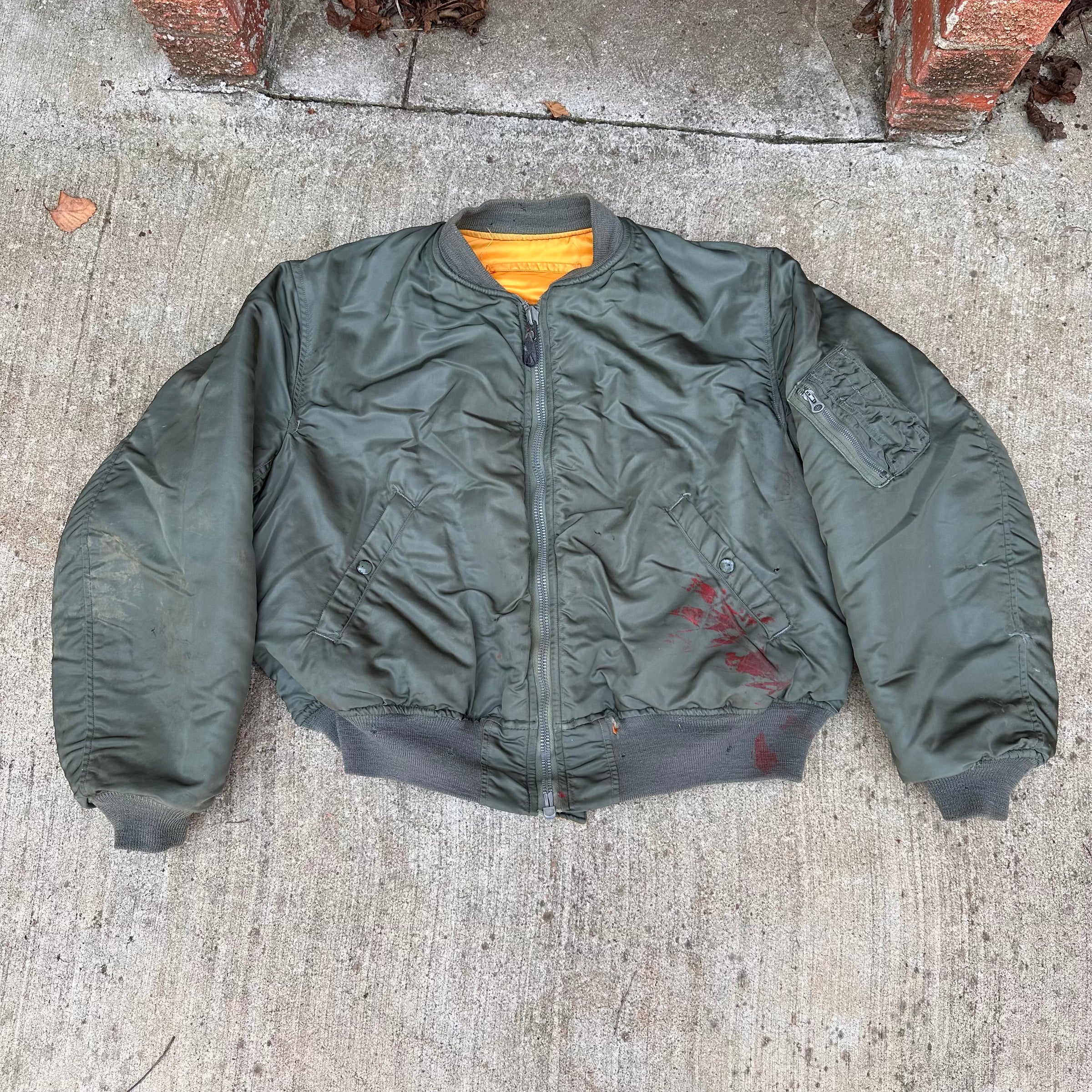 1960’s MA-1 Flight Jacket XL 28” Chest