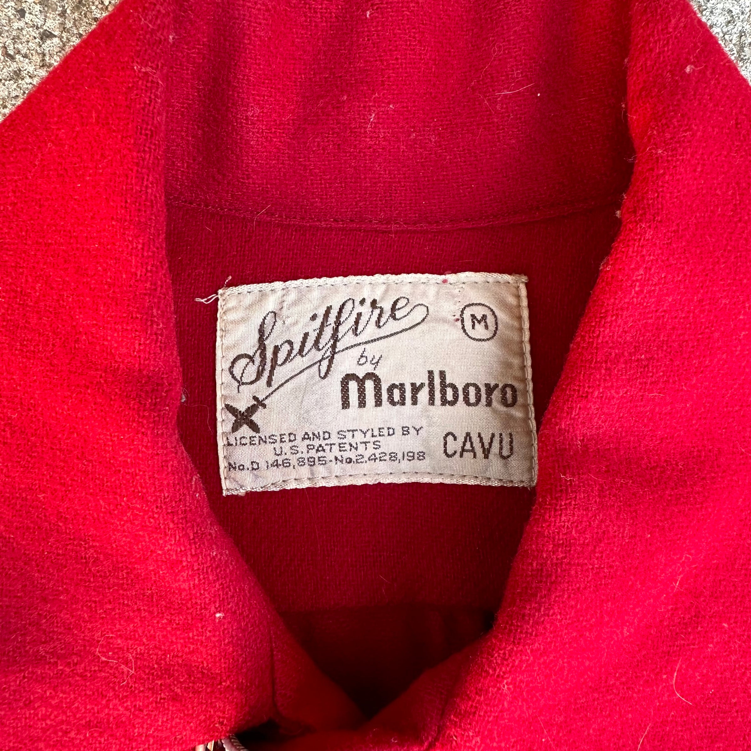 1940’s/50’s Spitfire by Marlboro Asymmetrical Zip Wool Shirt Medium