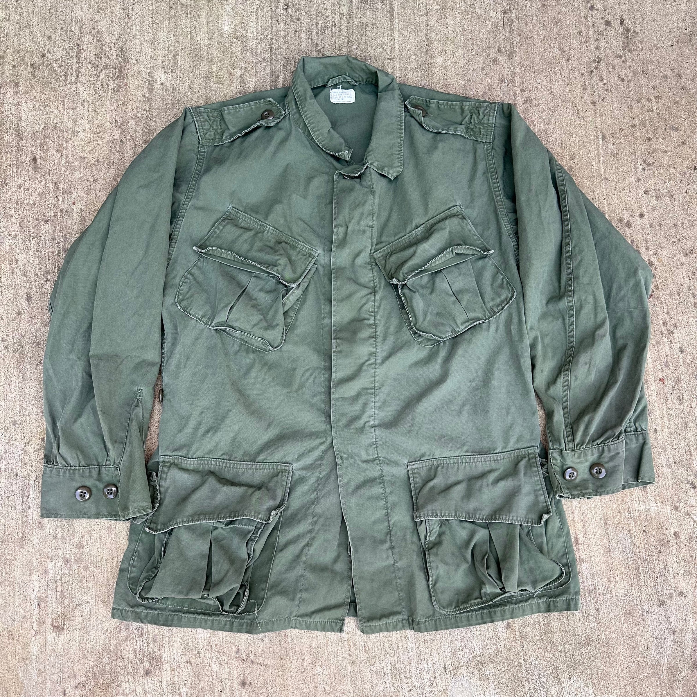 1960’s Vietnam War 2nd Pattern Poplin Jungle Jacket Small Regular