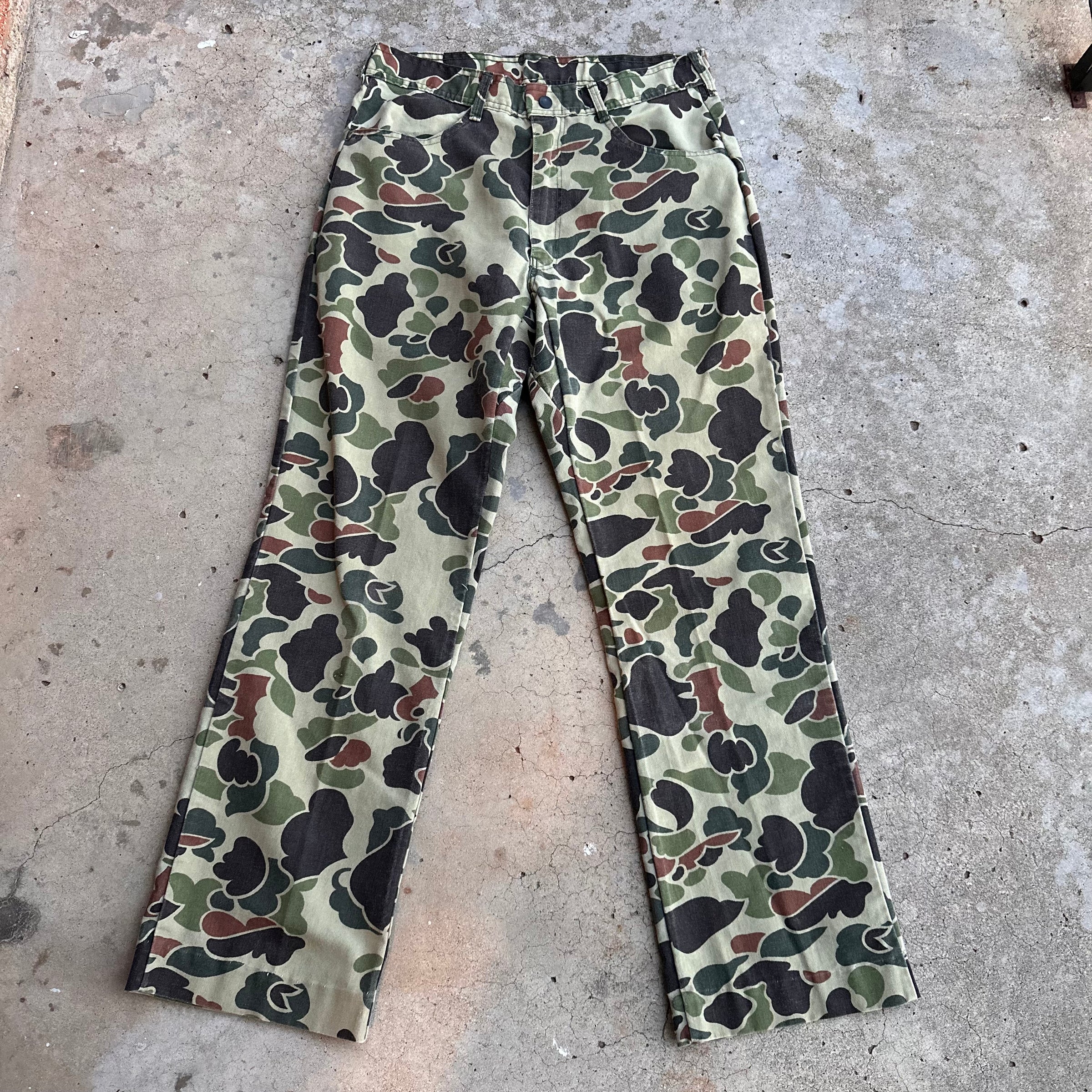 1970’s Hunting Camo Pants 31” x 30”