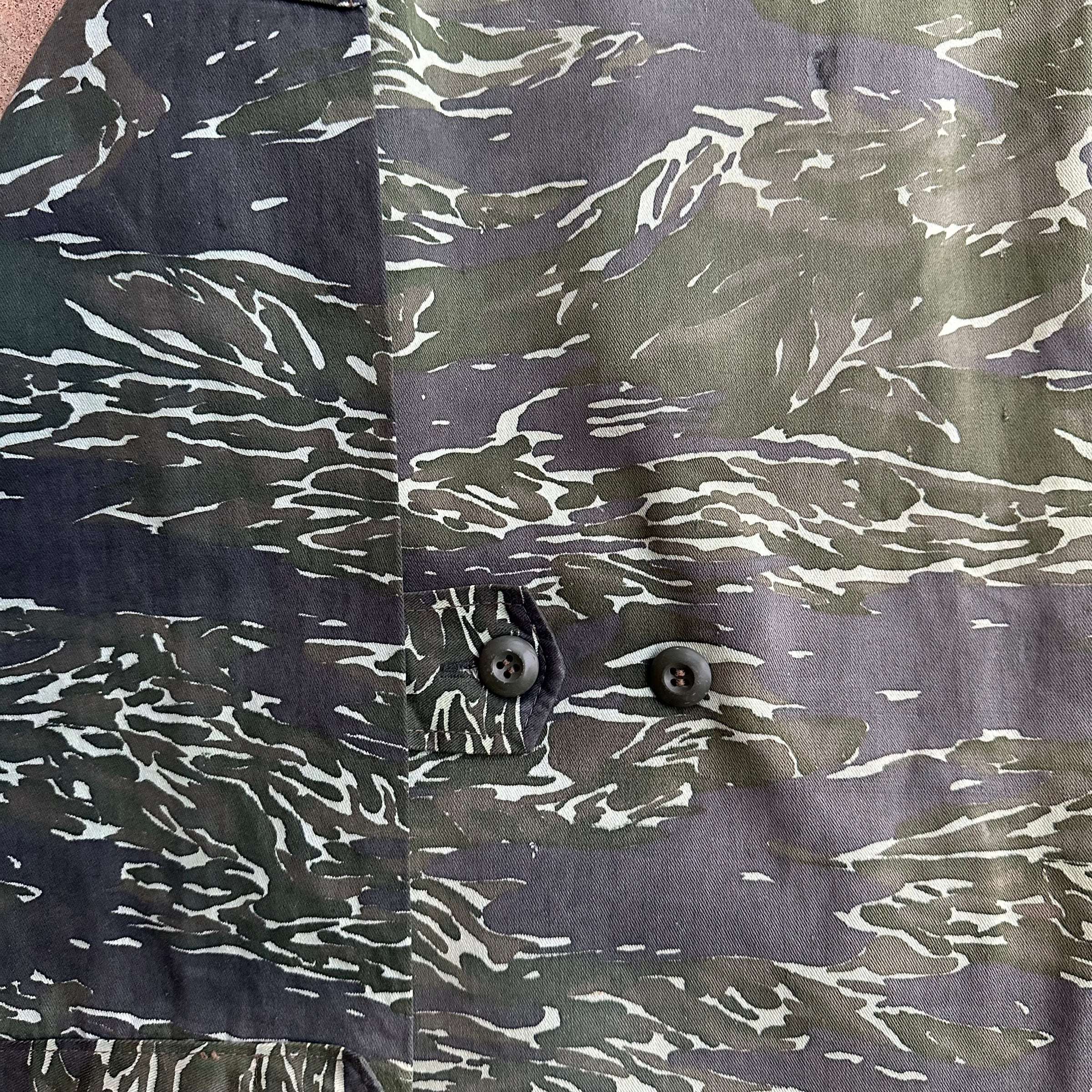 1970’s Post War Thai Tiger Stripe Camo Jacket