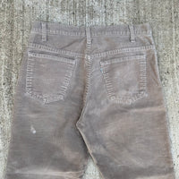 1980’s/90’s Levi’s 517 Tan Corduroy Flared Pants 32” x 30”