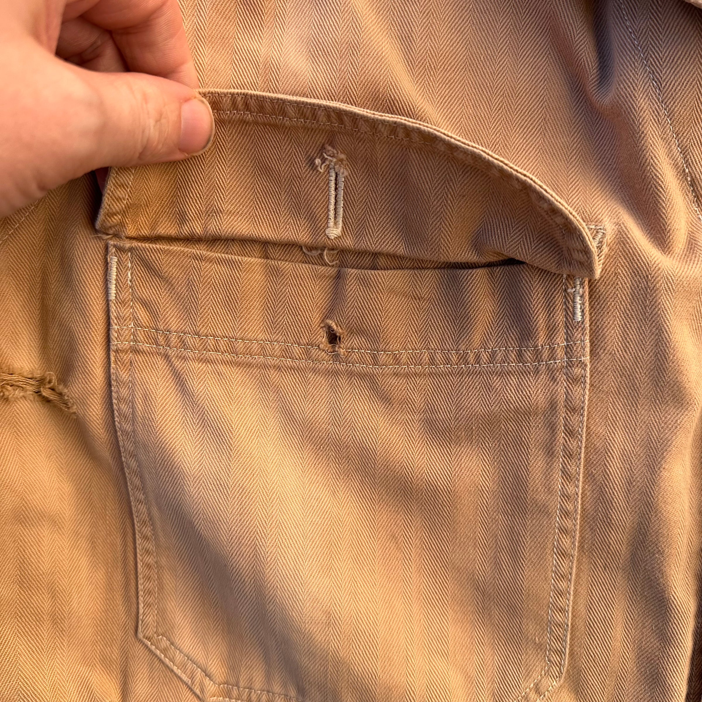 1940’s/50’s Tate MFG Embroidered HBT Gas Station Coveralls