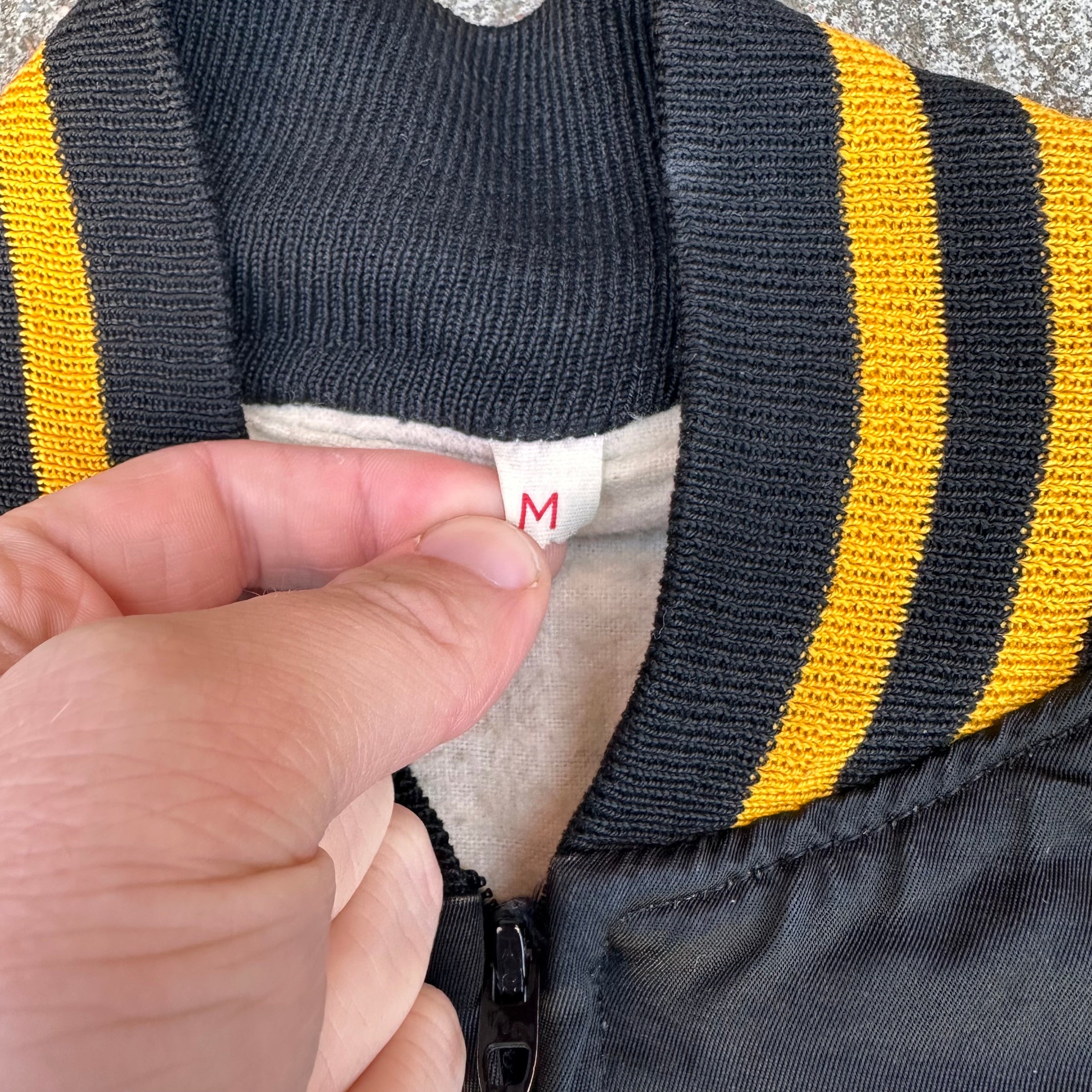 1960’s/70’s Malco Satin Racing Jacket 22.5” Chest